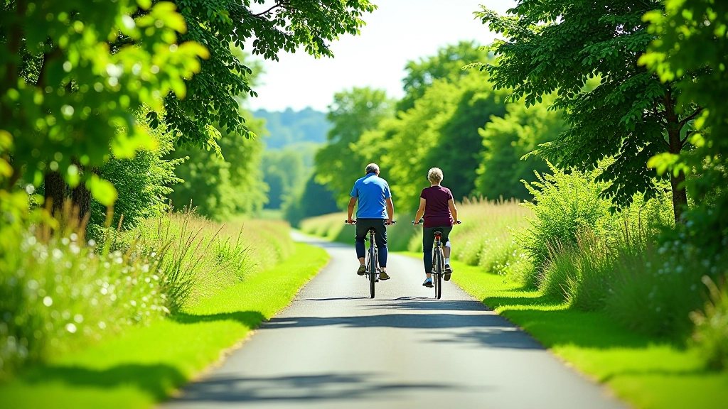 The restored Barrow Way canal towpath cycling route in Carlow